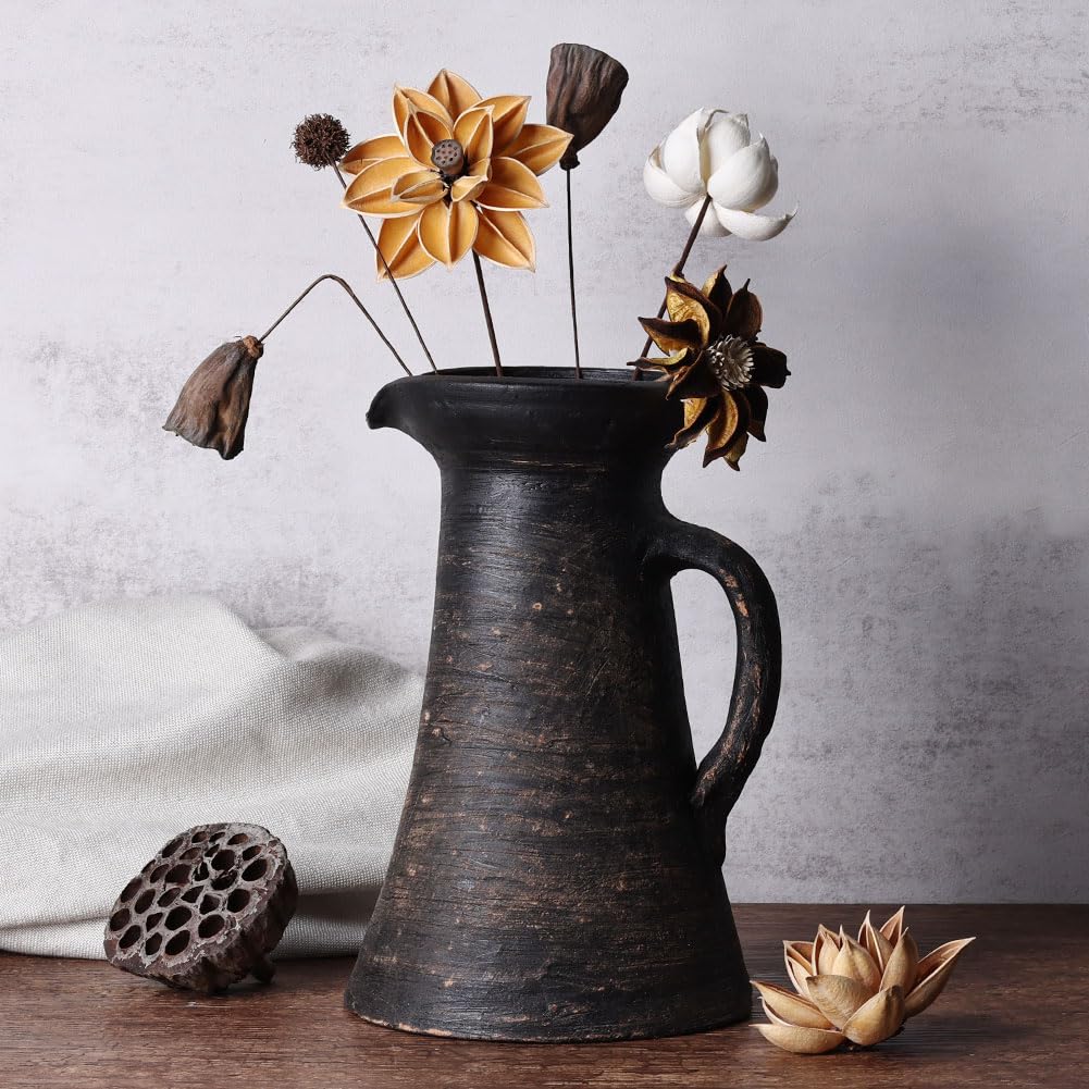 Amazon.co.jp: ホームデコレーション用素朴な花瓶(SY1126) : ホーム